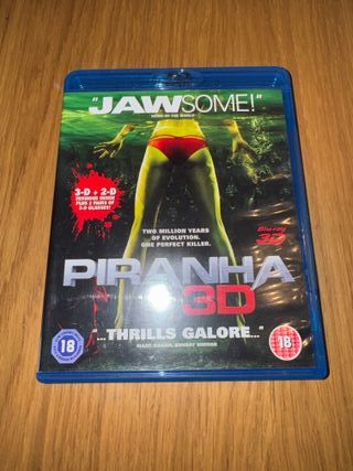 Blu-ray Piraña 3D + Gafas 3D