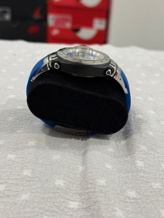 Reloj Tissot Cronógrafo Azul y Plateado