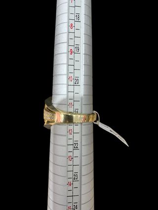 Anillo oro 18k con circonitas