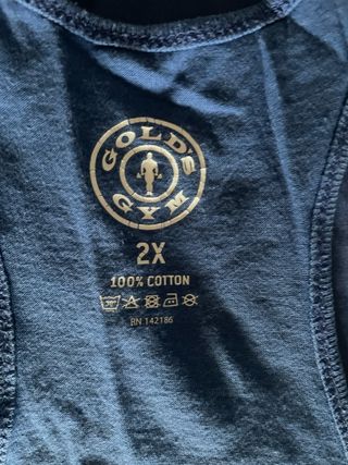 Camiseta Tirantes Gold's Gym XXL