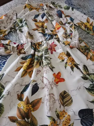 Vestido estampado floral talla única