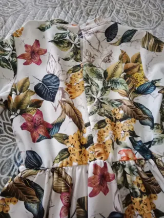 Vestido estampado floral talla única