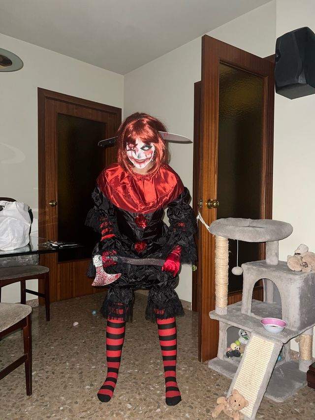 Disfraz Payaso Mujer Talla XS/S (Disfraces Simón)