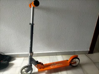 2 Patinetes Naranja Plegables