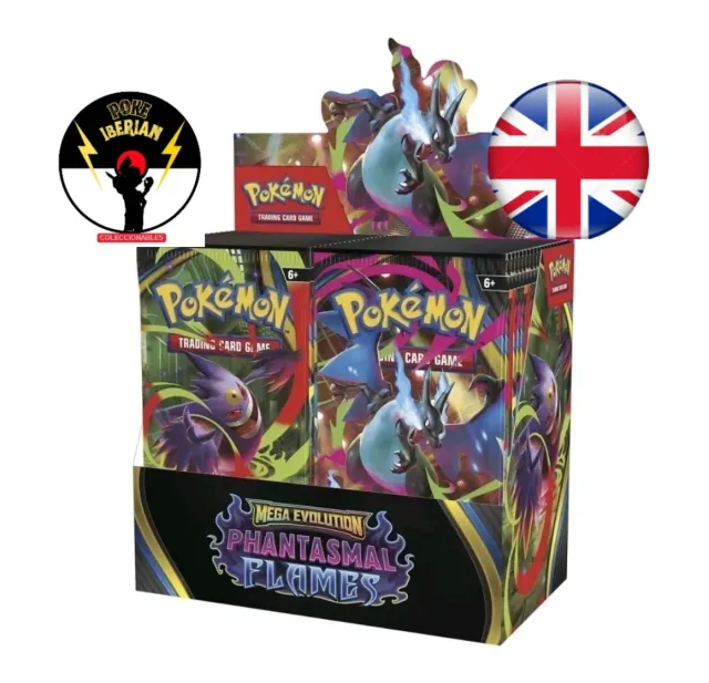 Pokemon Booster Box Phantasmal Flames , INGLES