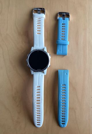 Garmin Fenix 5S Plus Blanco y Azul