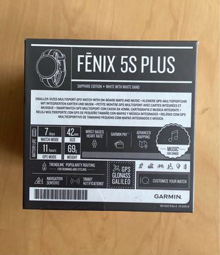 Garmin Fenix 5S Plus Blanco y Azul