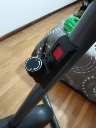 Bicicleta Estática Gris y Azul