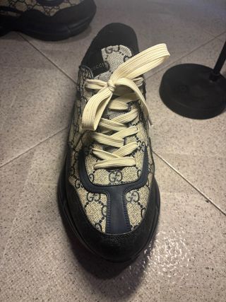 Zapatillas Gucci Rhyton Beige/Azul