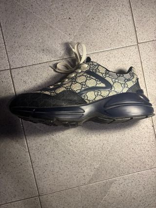 Zapatillas Gucci Rhyton Beige/Azul