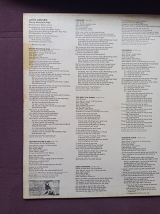 Vinilo John Denver - Rocky Mountain High