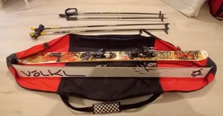 Lote equipo esquí adulto