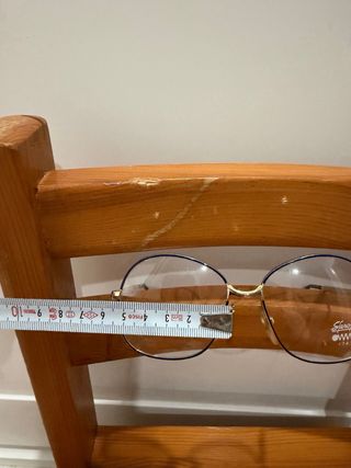 Gafas Sferoflex Vintage Años 80 Azul/Dorado