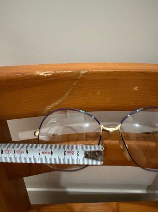 Gafas Sferoflex Vintage Años 80 Azul/Dorado