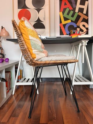 Sillas de ratán natural (2 unidades).