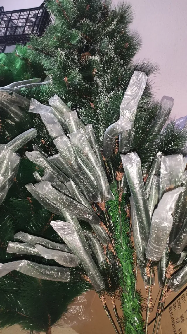 Lote Árboles Navidad Artificiales Verdes