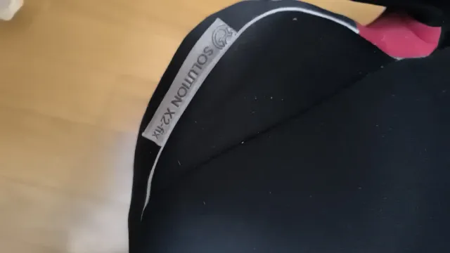 Silla coche Cybex solution X2 fix. Negro. Isofix.