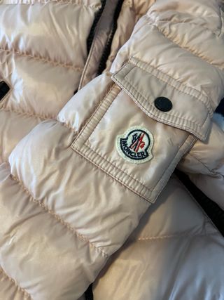 Giacca Moncler bambina rosa