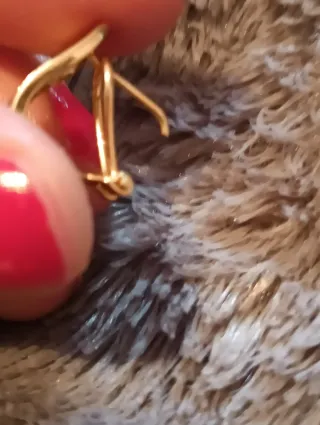 Pendientes Oro Cierre Omega