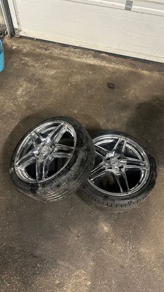 2 Llantas Cromadas 4x108 17”
