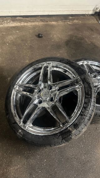 2 Llantas Cromadas 4x108 17”