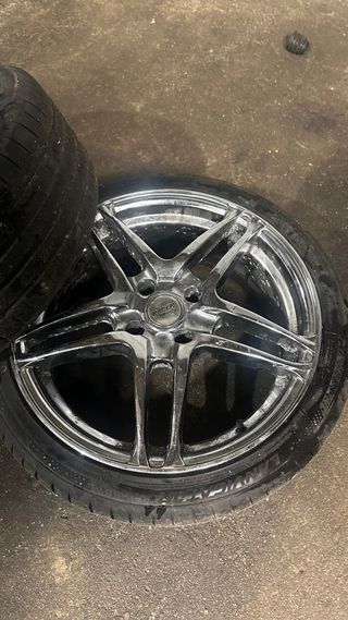 2 Llantas Cromadas 4x108 17”