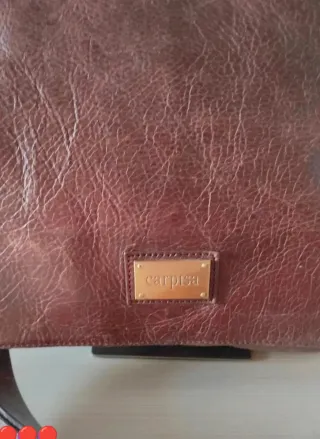 Borsa Carpisa vera Pelle Marrone