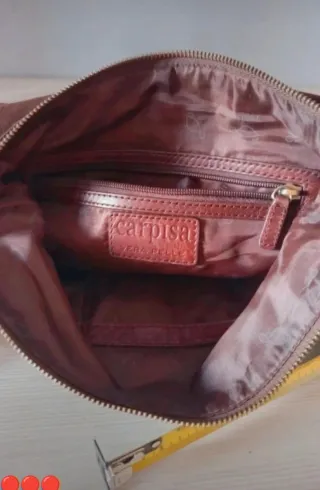 Borsa Carpisa vera Pelle Marrone