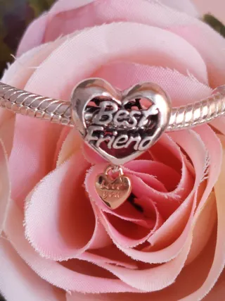 Charm Corazón 'Best Friend' y 'Love You'