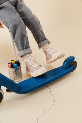 Patinete Scooter Niños Oxelo Learn 500 Azul