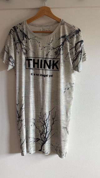 Vestido estampado árbol