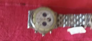 Reloj RONTAN Vintage Hombre Plata/Blanco