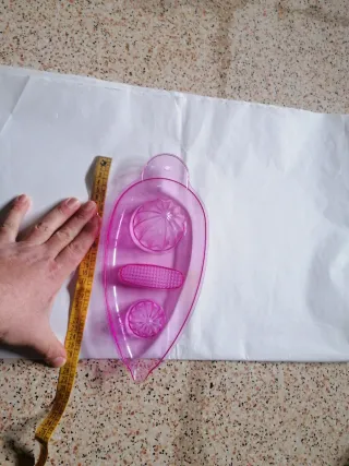 Spremiagrumi manuale in plastica rosa