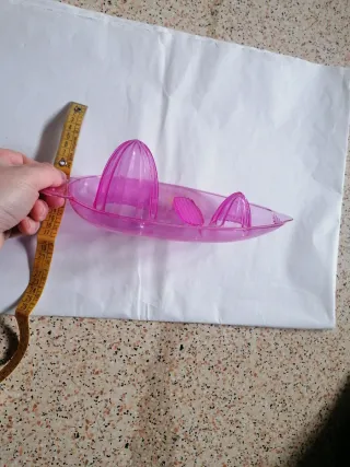 Spremiagrumi manuale in plastica rosa