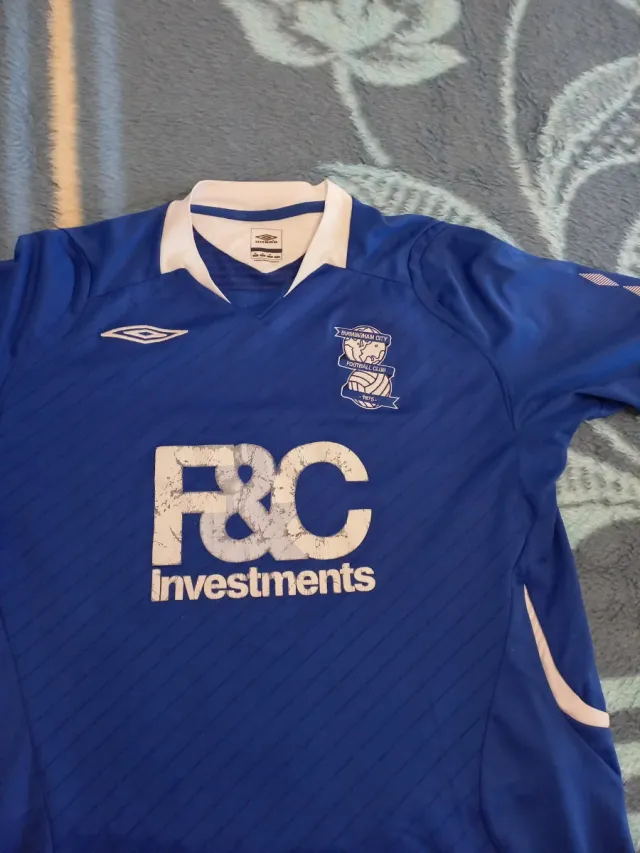 Maglietta da calcio blu Umbro...