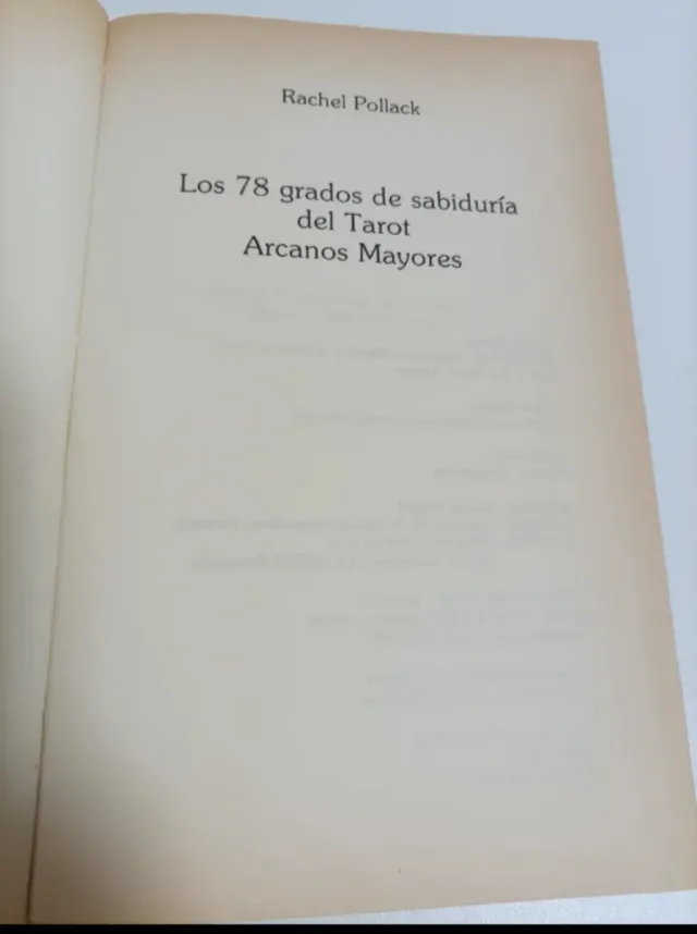 Los setenta y ocho grados de sabiduria del tarot