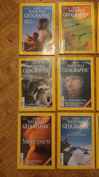 Revistas National Geographic 1997 y 1998