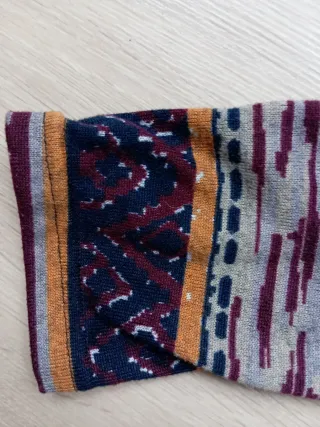 Conjunto chaqueta y blusa estampado étnico