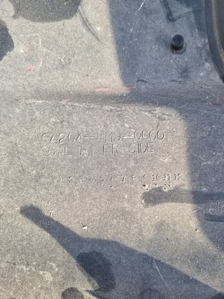 Lateral Esquerda Honda Transalp 600