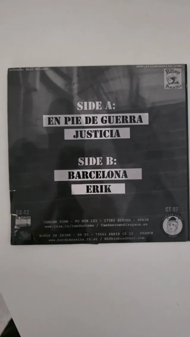 Vinilo Ultimo Asalto Punk Rock