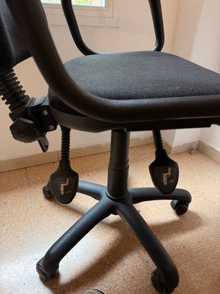 Silla de oficina Ikea negra
