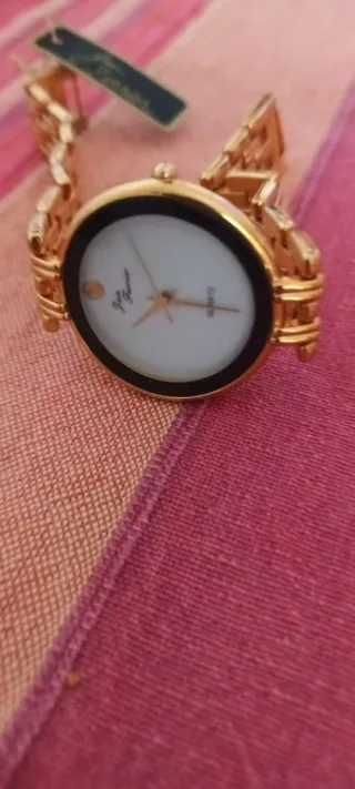 Reloj Jean Perret Vintage Oro Blanco