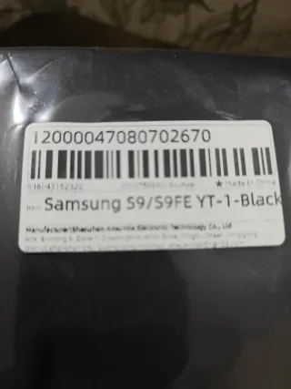 Custodia Samsung Galaxy S9 Nera