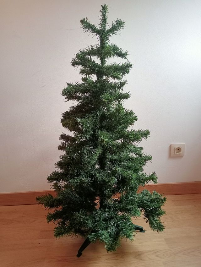 Árbol de Navidad artificial verde, 110x60