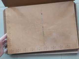 Wood Organizer for Paint Bottles