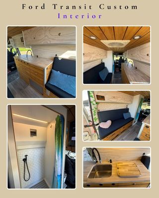 Furgo camper Ford Transit Custom 2015