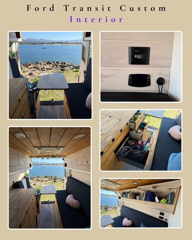 Furgo camper Ford Transit Custom 2015