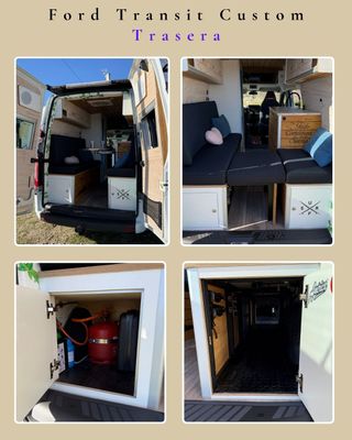 Furgo camper Ford Transit Custom 2015