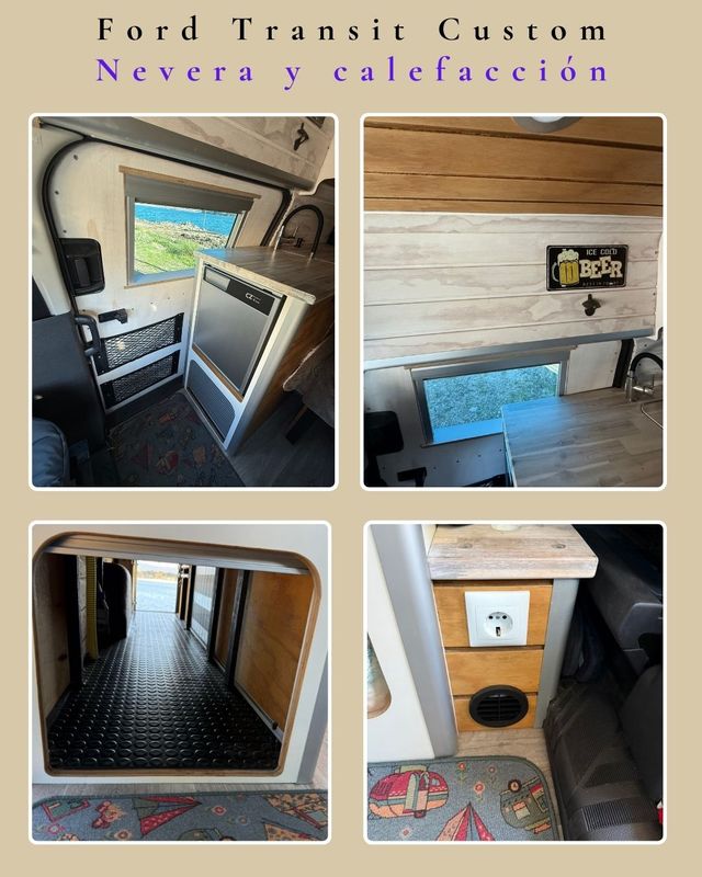 Furgo camper Ford Transit Custom 2015