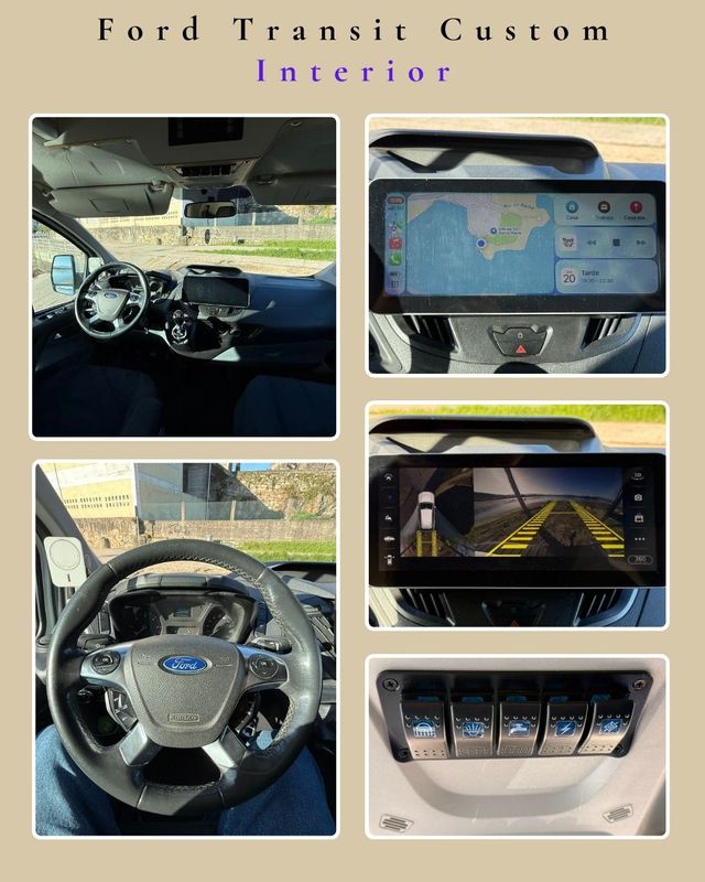 Furgo camper Ford Transit Custom 2015